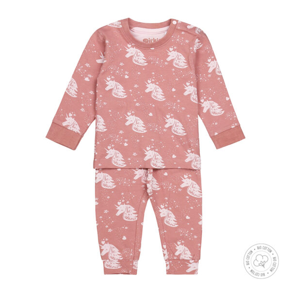 pyjama meisje unicorn roze 2-delig