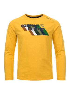 gele t-shirt met lange mouwen common heroes