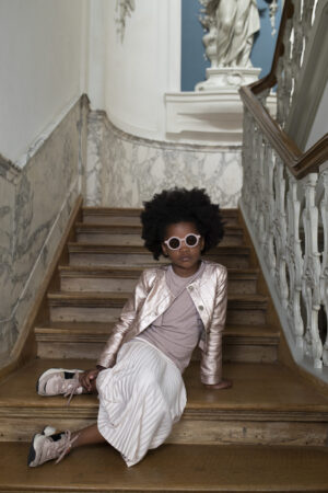 metallic rose goud vestje like flo