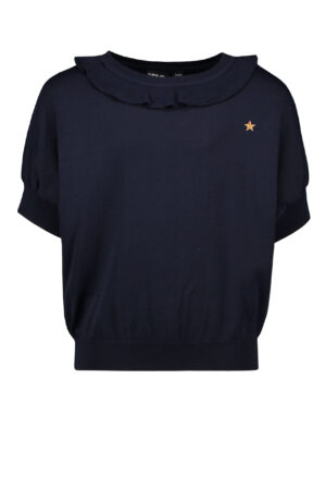 blauwe tshirt met korte mouwen like flo