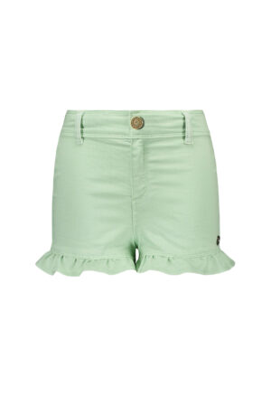 muntgroene short met ruches like flo
