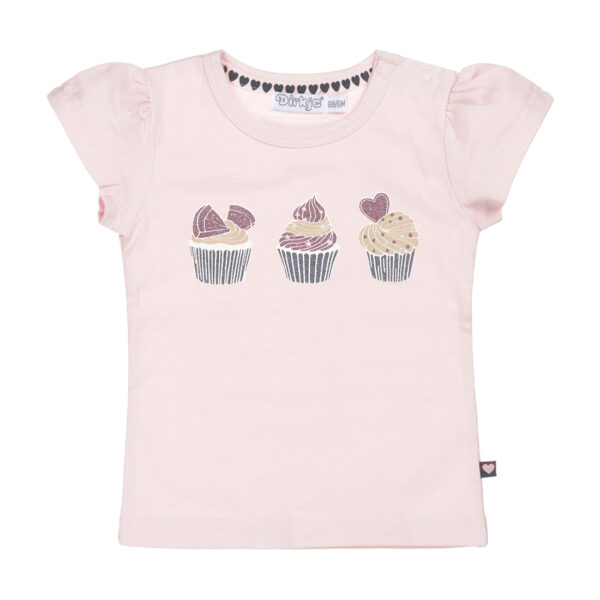 Roze T-shirt cupcakes dirkje