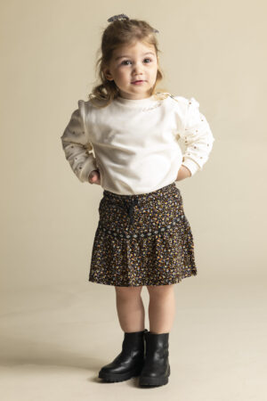 witte pull baby like flo meisjes gouden dots