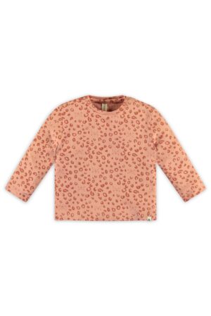 roze T-shirt met lange mouwen panter the new chapter meisje