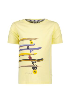 geel tshirt skateboards jongens like flo
