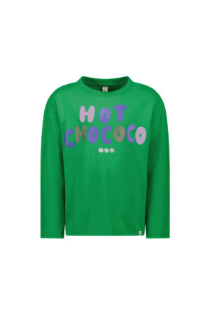 groene tshirt met lange mouwen the new chapter jongens meisjes unisex hot chococo